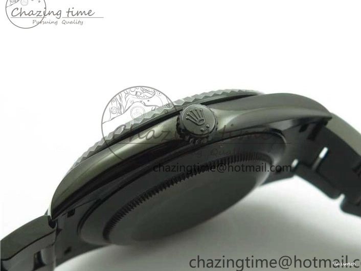 All Markers A3235 on Oyster Bracelet 41 Black Dial Black PVD Best Edition VRF Diamonds DateJust PVD 0128